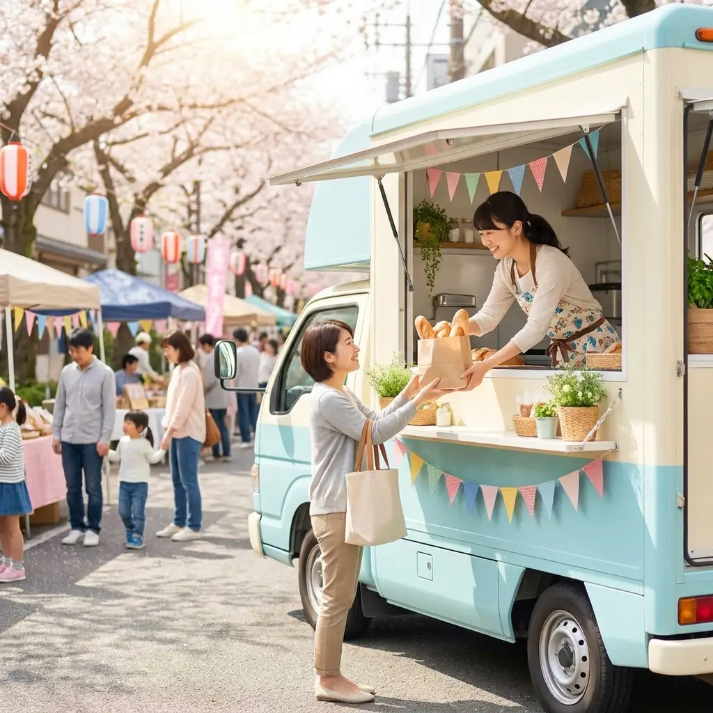 キッチンカー販売・接客
